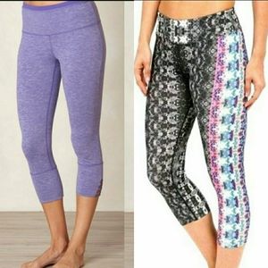 - PrAna |  Roxanne & Tori Capris Leggings x2 Pair
